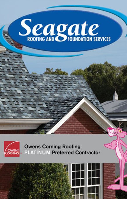 Owens Corning Roofing Platinum Preferred Contractor - Seagate Roofing and Foundation Services